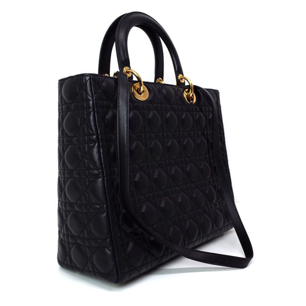 Christian Dior Cannage Lady L Bag - Picture 2 of 9